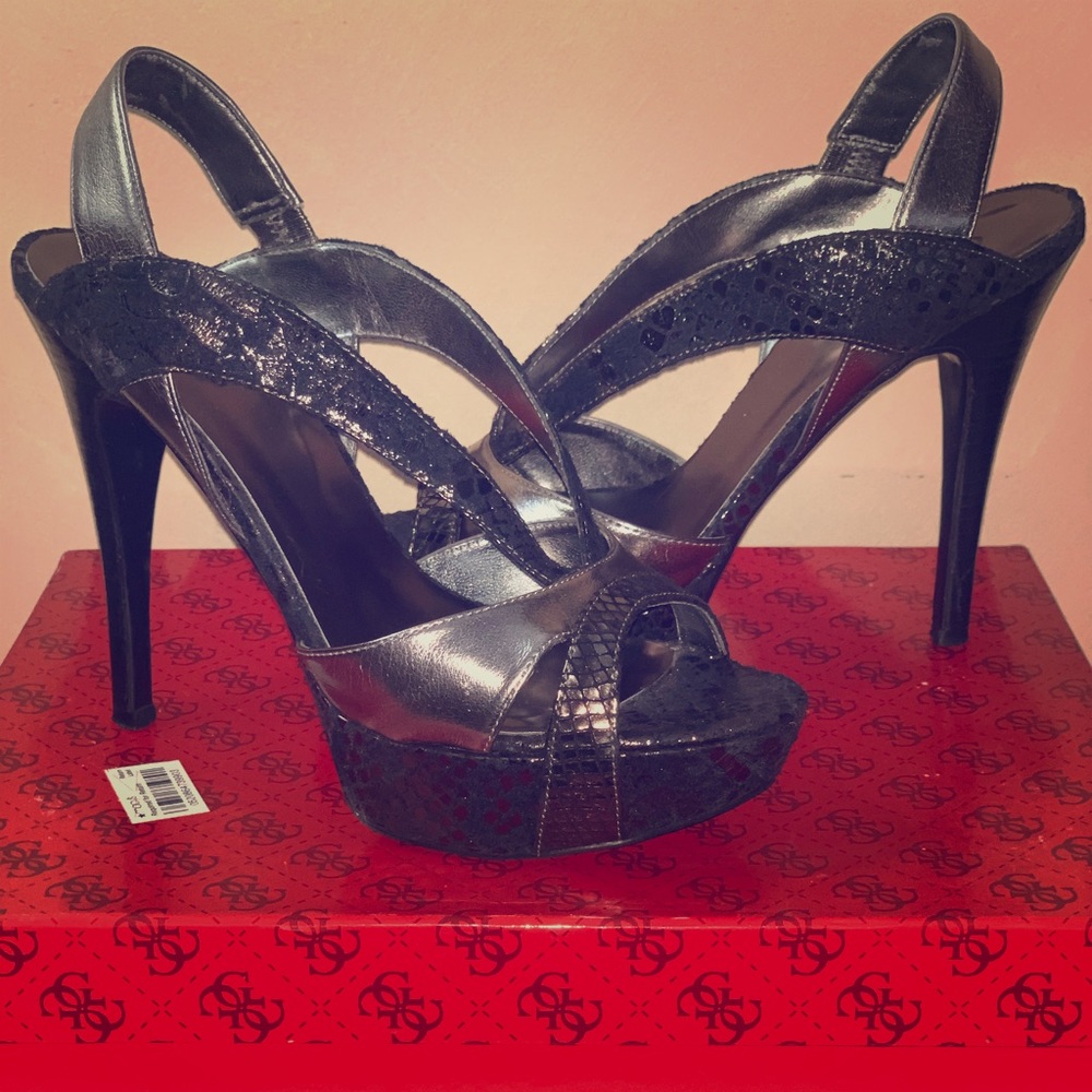 Guess platform heel